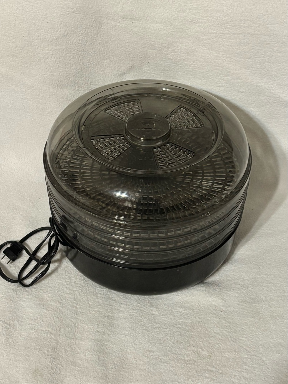 Food Dehydrator - Black Stackable Electric Fruit & Vegetable Dryer